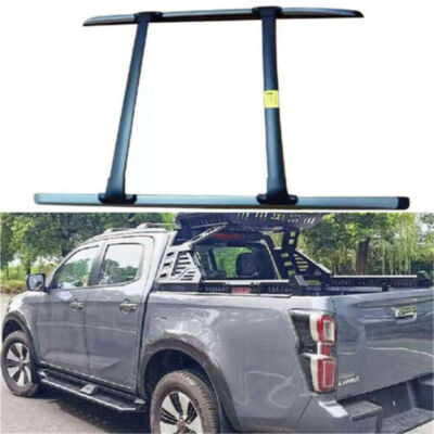 4Pcs Crossbar Cross Side Rail Roof Rail Bar Fit for SUZU D-MAX DMAX 2020 2021 22