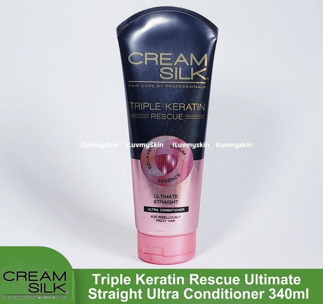 Cream Silk Triple Keratin Rescue Ultimate Straight Ultra Conditioner