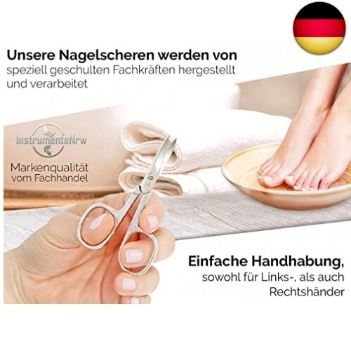 Profi Nagelschere aus Solingen - Premium Qualität mit gebogener Schnittfläche - - Bild 6 von 8