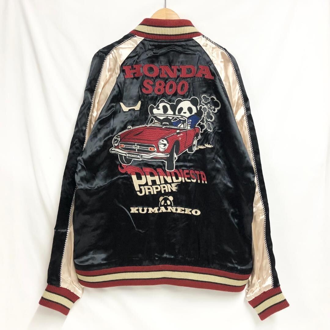 NEW PANDIESTA HONDA S800 Reversible Sukajan Black Pink size L