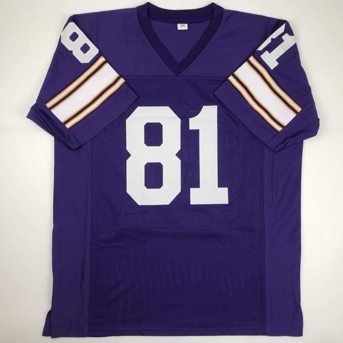 Carl Eller Reprint Laser Auto Jersey Carl Eller Minnesota Purple