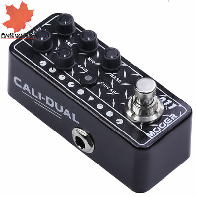 Mooer 011 CALI-DUAL Digital Preamp Guitar Effect Pedal True Bypass