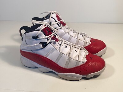 Jordan 6 Rings White University Red 