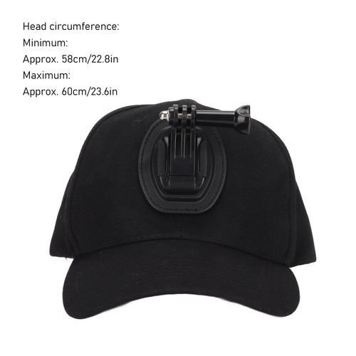 Sports Camera Hat Hands Free Soft Lightweight Action Camera Mount Hat For He Kit - Picture 10 of 12