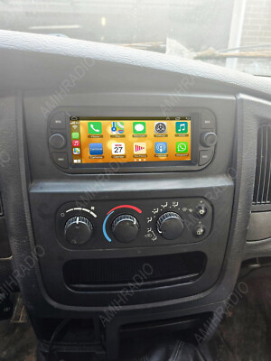 Android 14 Car Stereo Radio SWC For 2002 2003 2004 2005 Dodge Ram 1500 2500 3500