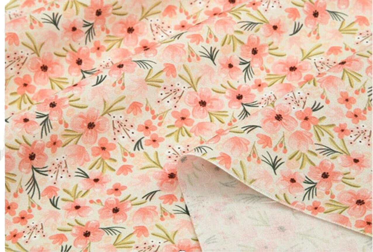 Algodón telas artesanales Floral Pasatiempos y artesanías