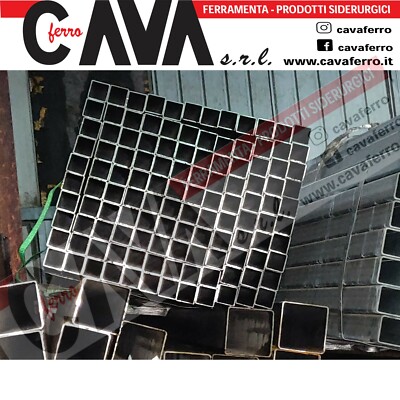Tubolare Ferro Profilo Quadrato 20x20x2mm - Lunghezza 3 Metri Per Fai Da Te E Lavorazioni Metalliche - Foto 4