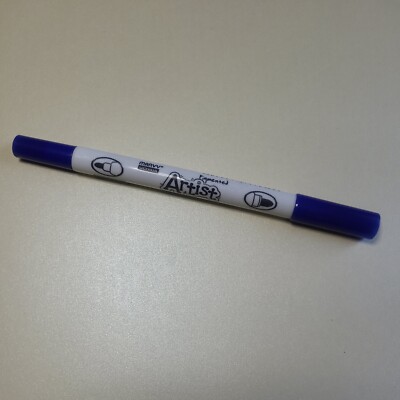 Marker Artist FLORESCENT Blue #3 Pigmented Dual Tip MARVY UCHIDA