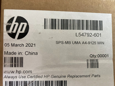 NEU VERSIEGELT HP L54792-601 MOTHERBOARD UMA A4-9125 HP 255 G7 (INKL. MWST)