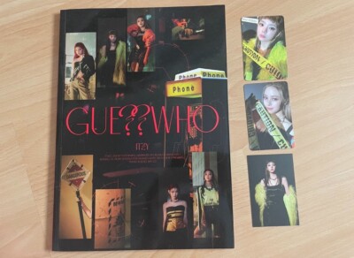 Itzy Guess Who Album Kpop Lia Ryujin Photocard Fotokarte + POB