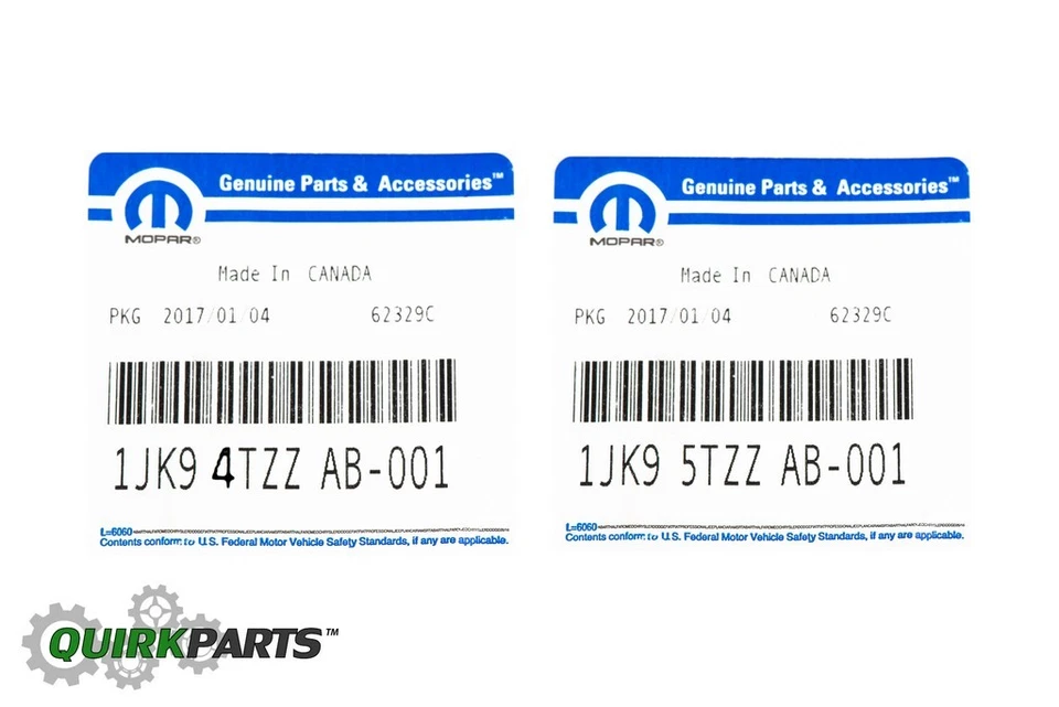 NUEVO CARGADOR DODGE MOLDURA BASCULANTE EXTERIOR LADO IZQUIERDO Y DERECHO MOPAR FABRICANTE ORIGINAL 06-10 Foto 4 de 4