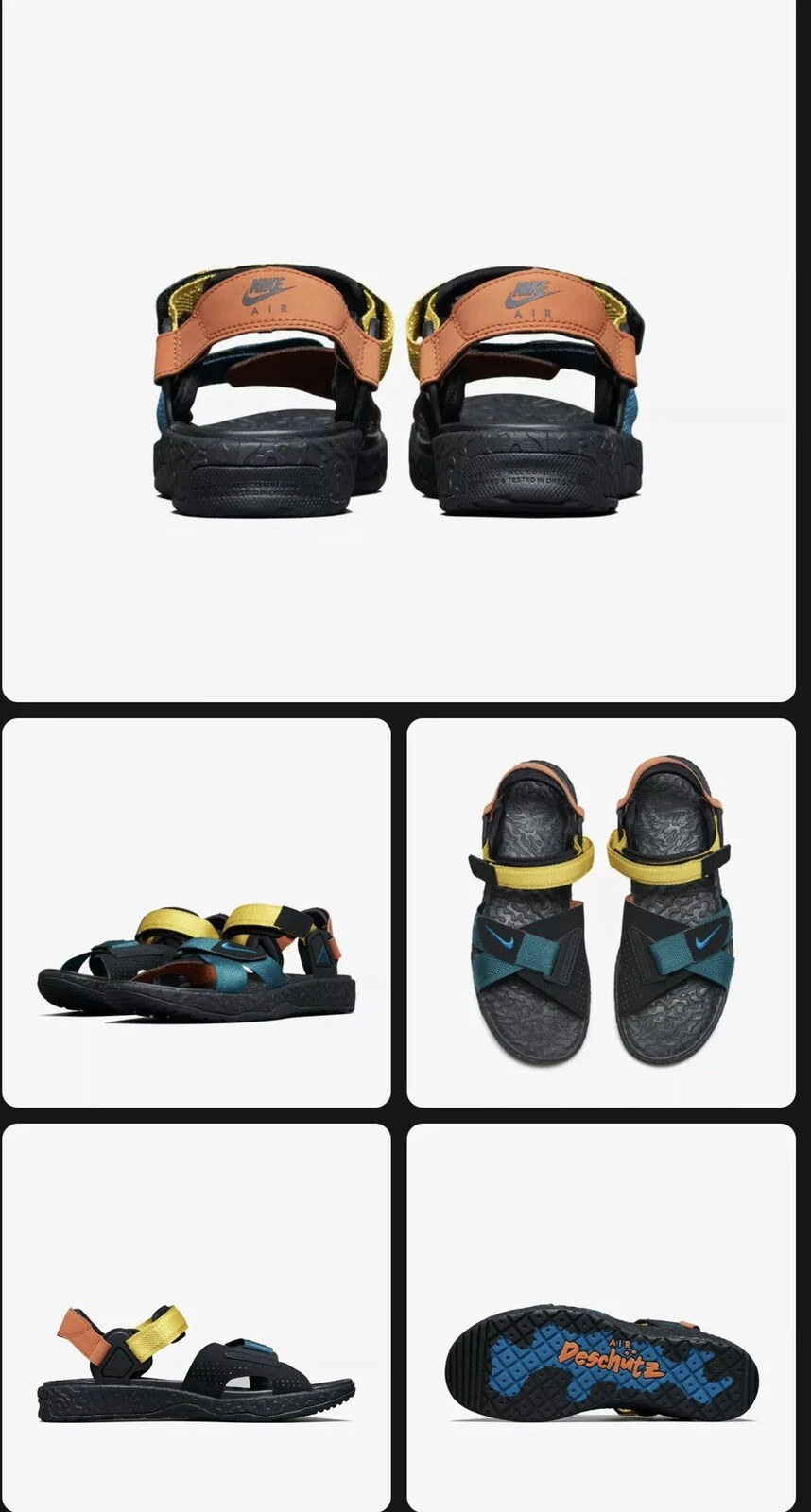 Nike ACG Air Deschutz verde acqua scura taglia 12