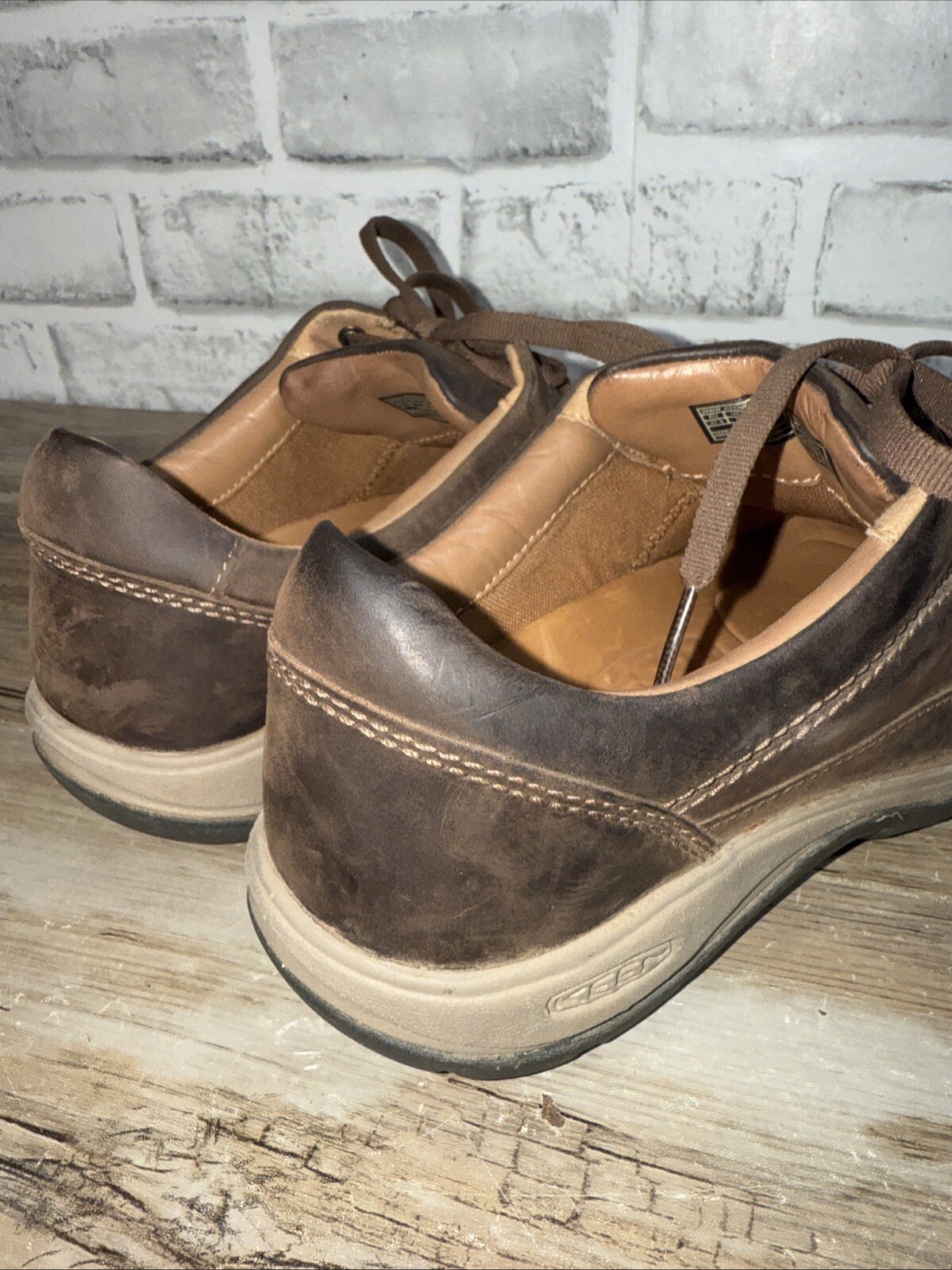 Sneakers Keen marroni in pelle scamosciata Presidio II outdoor escursionismo grunge taglia 7