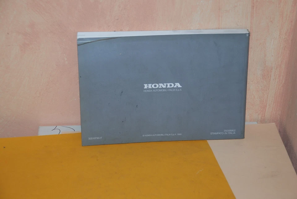HONDA CR-V LIBRETTO USO MANUTENZIONE EDIZIONE 1999 - Immagine 2 di 2