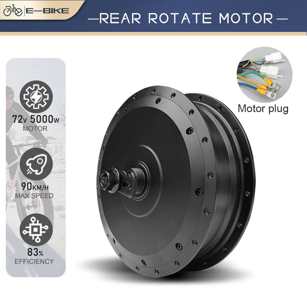 5000W 72V Brushless Non-gear Hub Motor for Electric Bike Motor