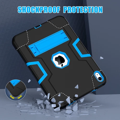 For iPad 9th 8th 7th Gen 10.2 Shockproof Heavy Duty Hard Rubber Cover Stand Case - Picture 99 of 122