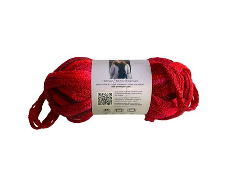 Premier Yarns Starbella Cinnamon Candy 15-03 Ruffle Ribbon Chunky 3.5 oz AT834 - Picture 2 of 4