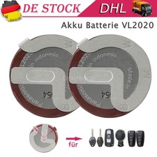 2x BATTERIE VL2020 PANASONIC f�r BMW M X 3 5 X3 X5 X6 E39 E46 MINI SCHL�SSEL 90�