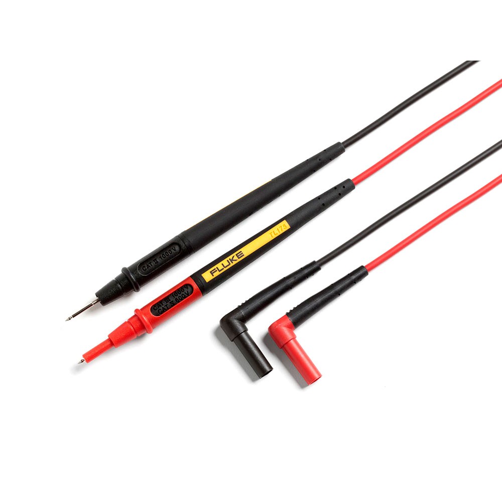 Fluke TL175 TwistGuard Test Leads, Silicone, Adjustable Probe Tips