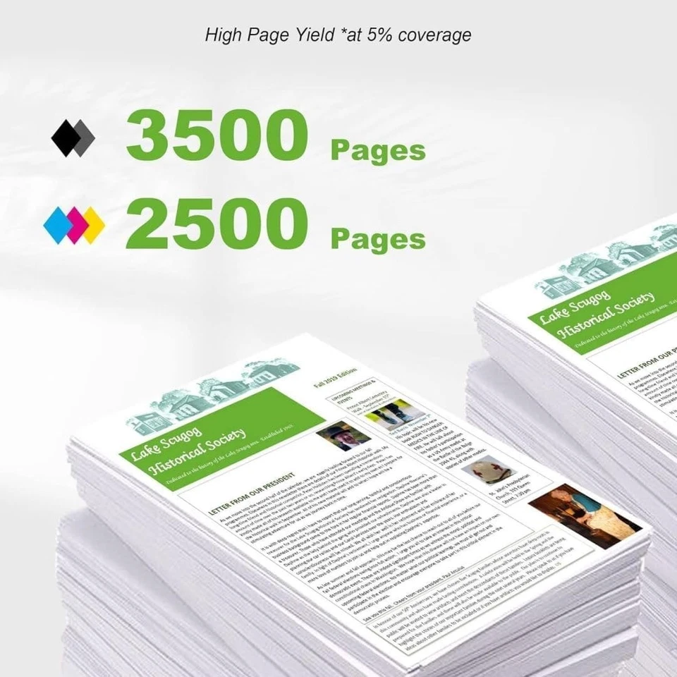 4-Pack C310/C315 High-Yield Toner for Xerox C310 C310DNI C310DNIM C315(BK/C/M/Y) - Image 3 of 4