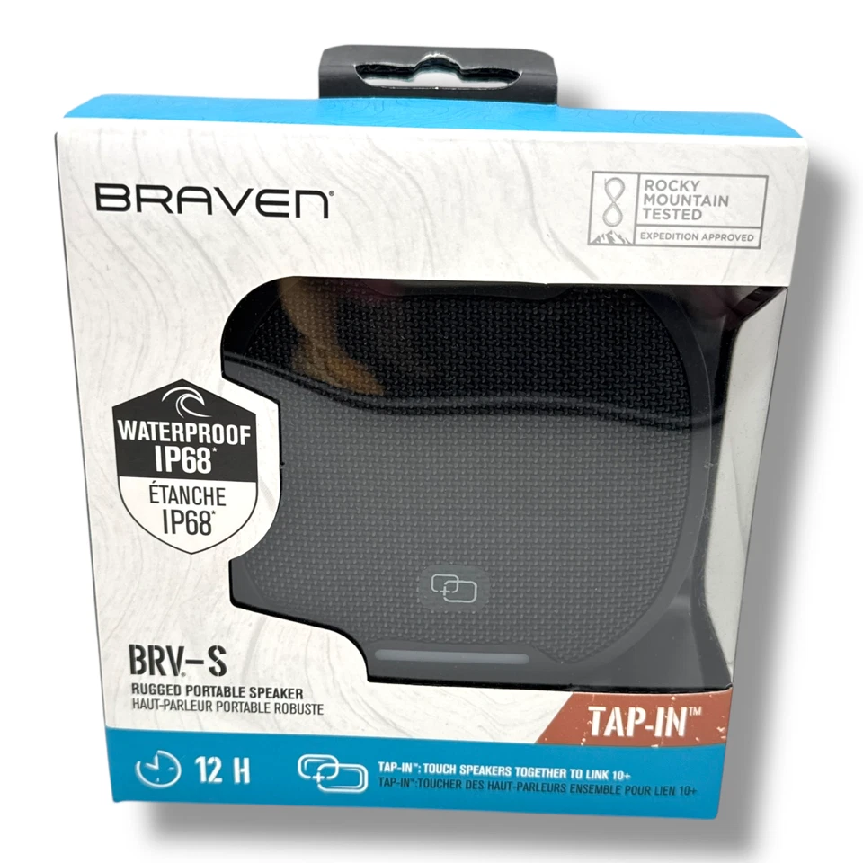 Braven Tap-In BRV-S Rugged Portable Bluetooth Speaker - Image 2 of 4
