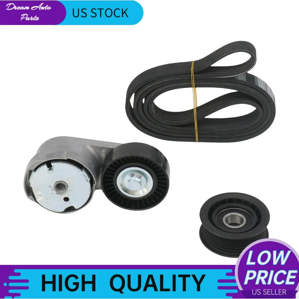 Kit de componentes de transmisión por correa Serpentine para Dodge Challenger Chrysler 300 2012-2015 Foto 4 de 4