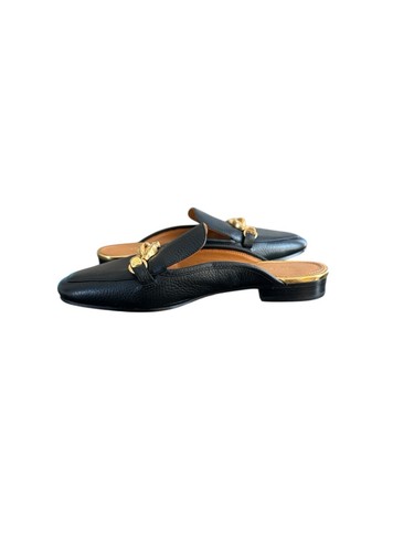 Tory Burch Jessa Backless Loafer Leather Slip On Size 5 - Picture 5 of 9