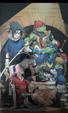 TMNT x Naruto #3 Jorge Jimenez Virgin Foil Exclusive LTD 500!