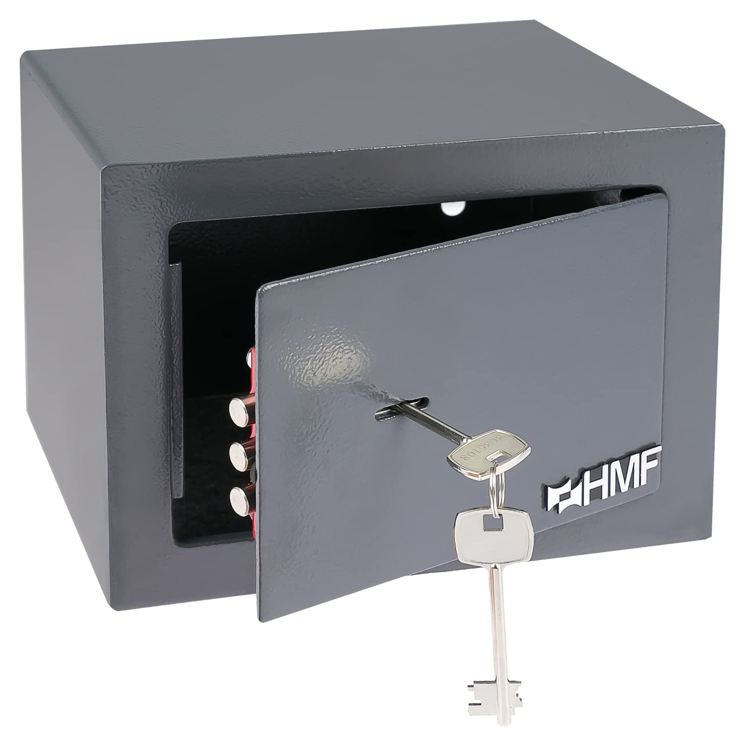 Mini Cassaforte di Sicurezza 23cm Antracite | Chiusura a Chiave Mobile
