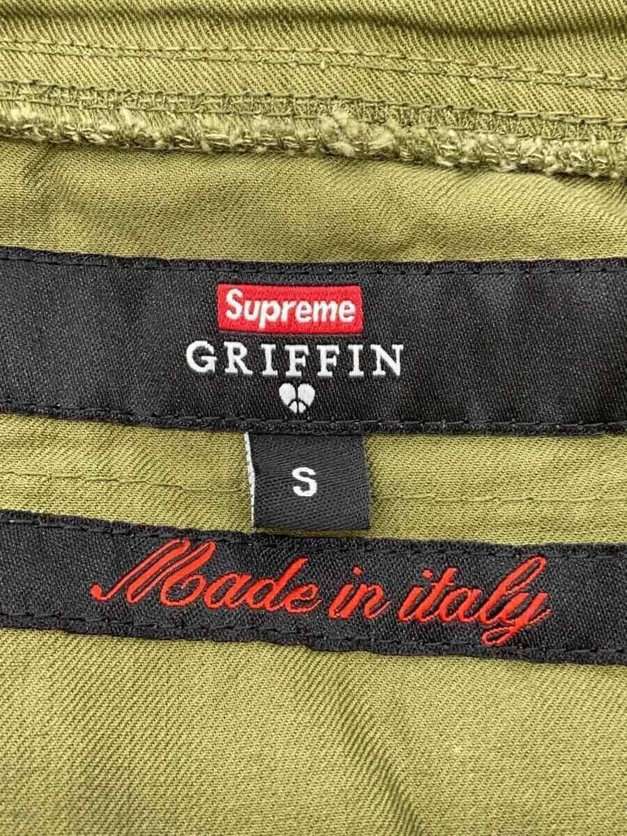 Felpa con cappuccio Supreme 22AW Griffin Anorak S cotone kaki usata