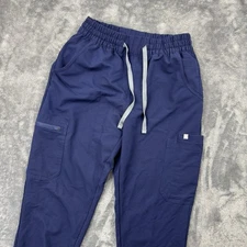 FIGS Jogger Womens S Small Blue Zamora Scrub Pockets Drawstring Medical Pants