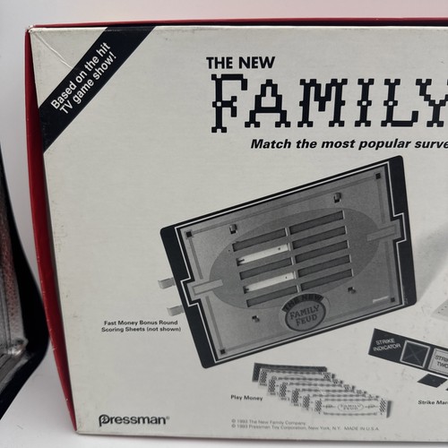The New Family Feud Board Game TV Show Pressman Bullseye Round Never Used. 1993 - Picture 3 of 23