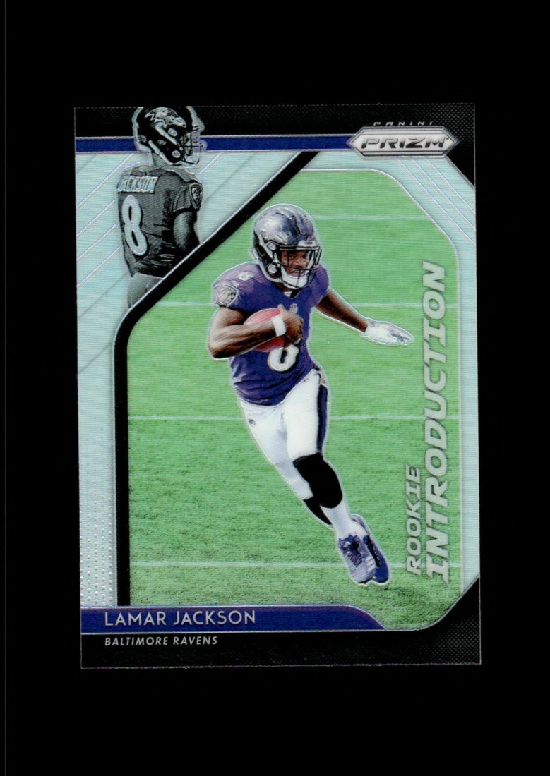 2018-19 Prizm: #RI-12 Lamar Jackson Ref Introductions RC NM-MT OR BETTER