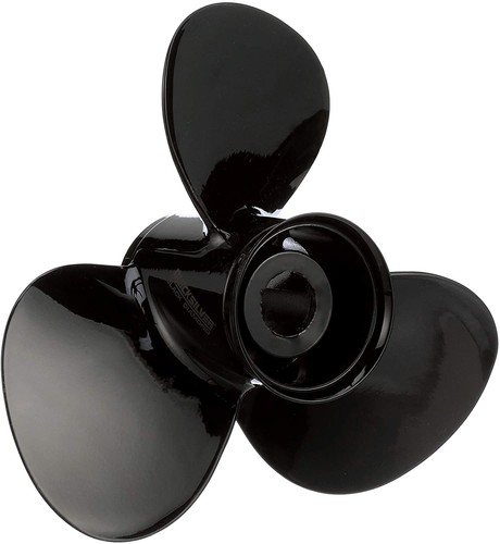 Mercury New OEM Aluminum Quicksilver Black Diamond 3-Blade 19" Propeller QA1916X - Bild 3 von 12