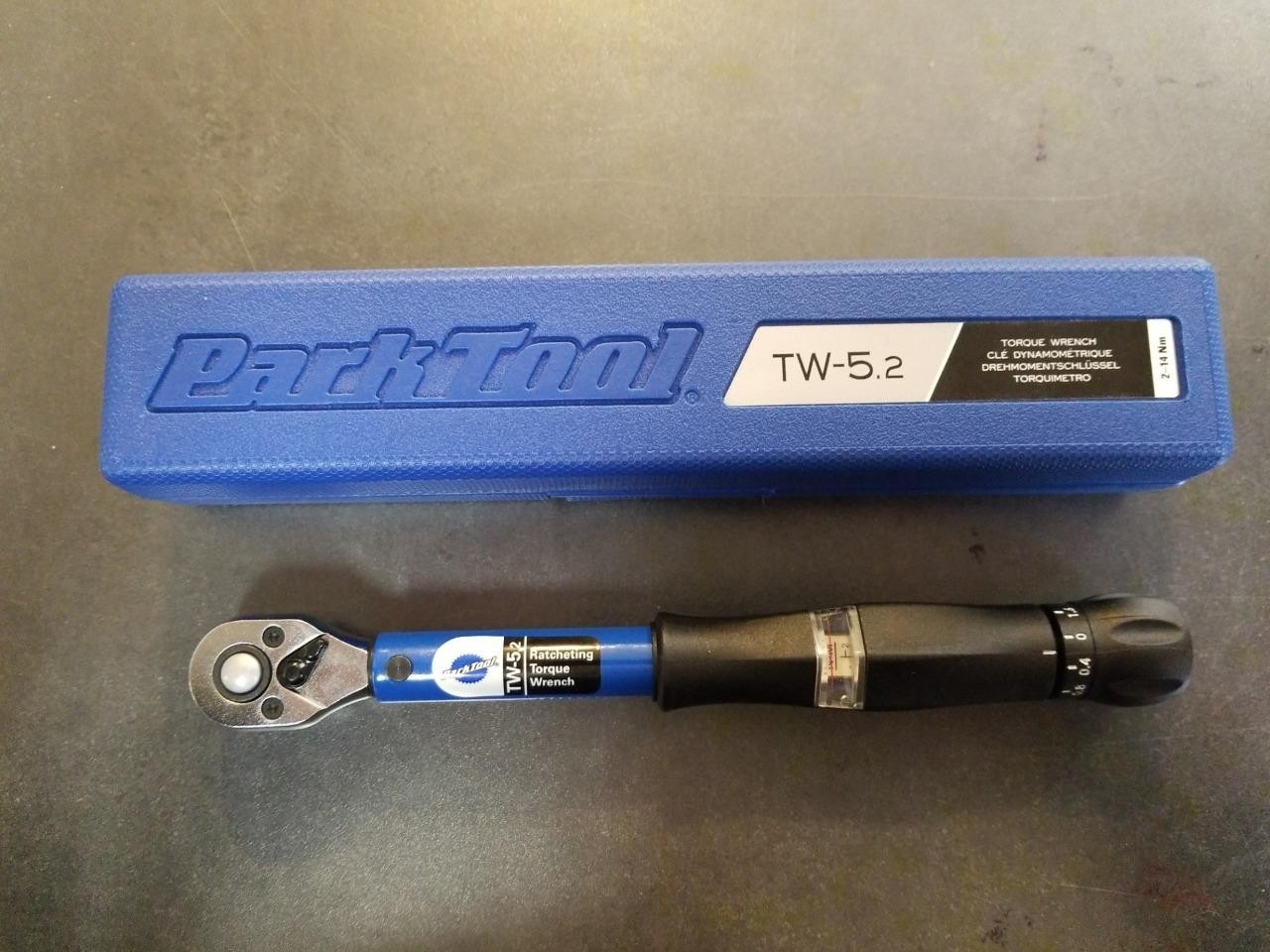 Park Tool TW-5.2 Click Type Ratcheting Bicycle Torque Wrench