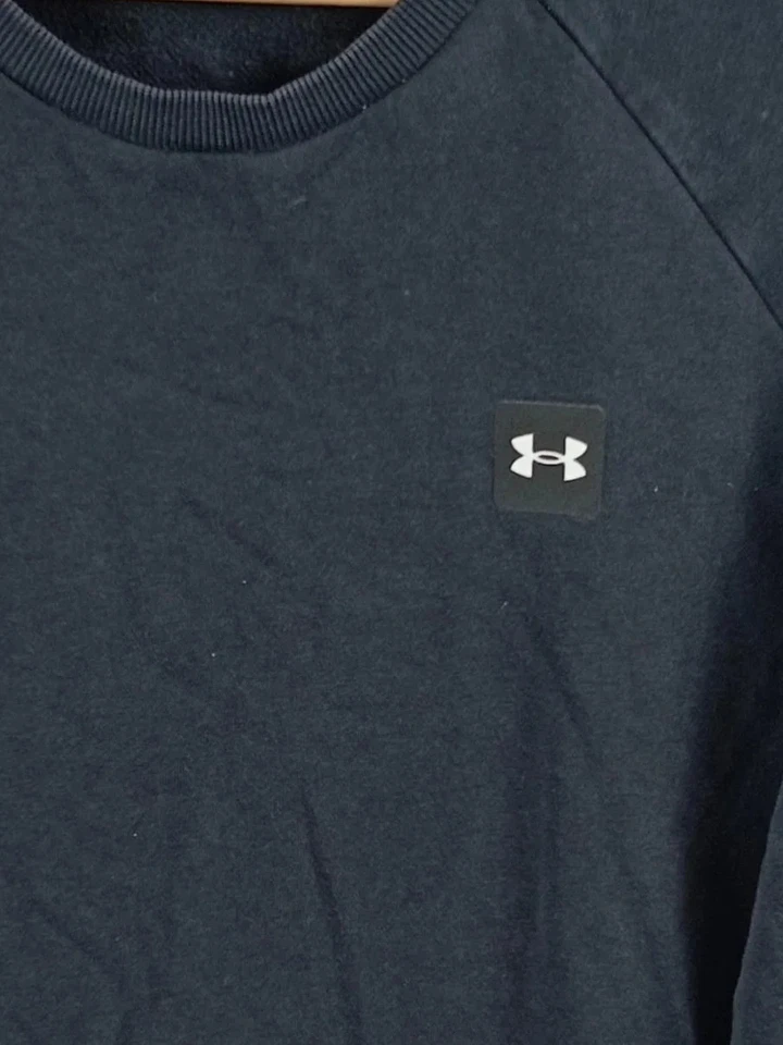 Under Armour Sweat-shirt Homme Noir Loose Fit Molleton (EU 52, INT XL) - Photo 2/4