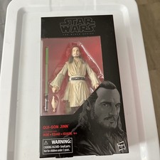 Star Wars The Black Series 6   40 Qui-Gon-Jinn W Protector  ML