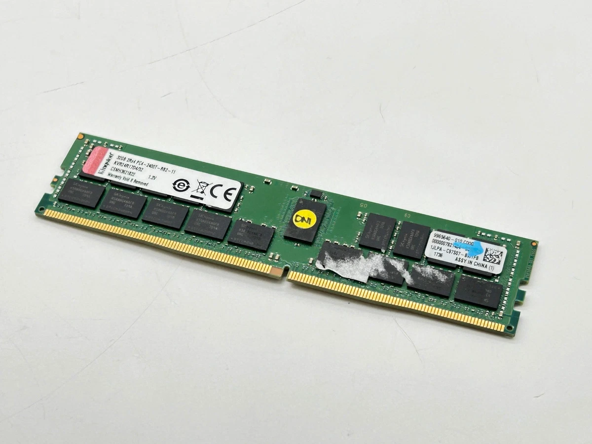 Kingston PC4-19200 (DDR4-2400) Bus Speed Computer RAM 32 GB Total