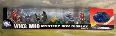 DC Direct WHO'S WHO Mystery Box Series 1 Display Set - 6 Mini-Scenes & Batmobile