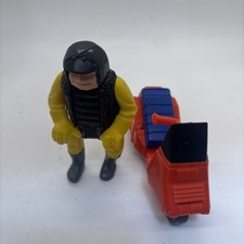 Vintage Kenner 1988 Ghostbusters WICKED WHEELIE Scooter & RIDER Broken Handle