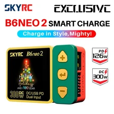 Exclusive SKYRC B6neo 2 Smart Charger Christmas DC 300W PD 126W Battery Charger