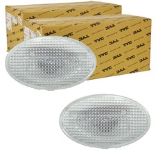 2X TYC BLINKER WEI&szlig; SEITENBLINKER LINKS+RECHTS PASSEND F&Uuml;R MERCEDES-BENZ