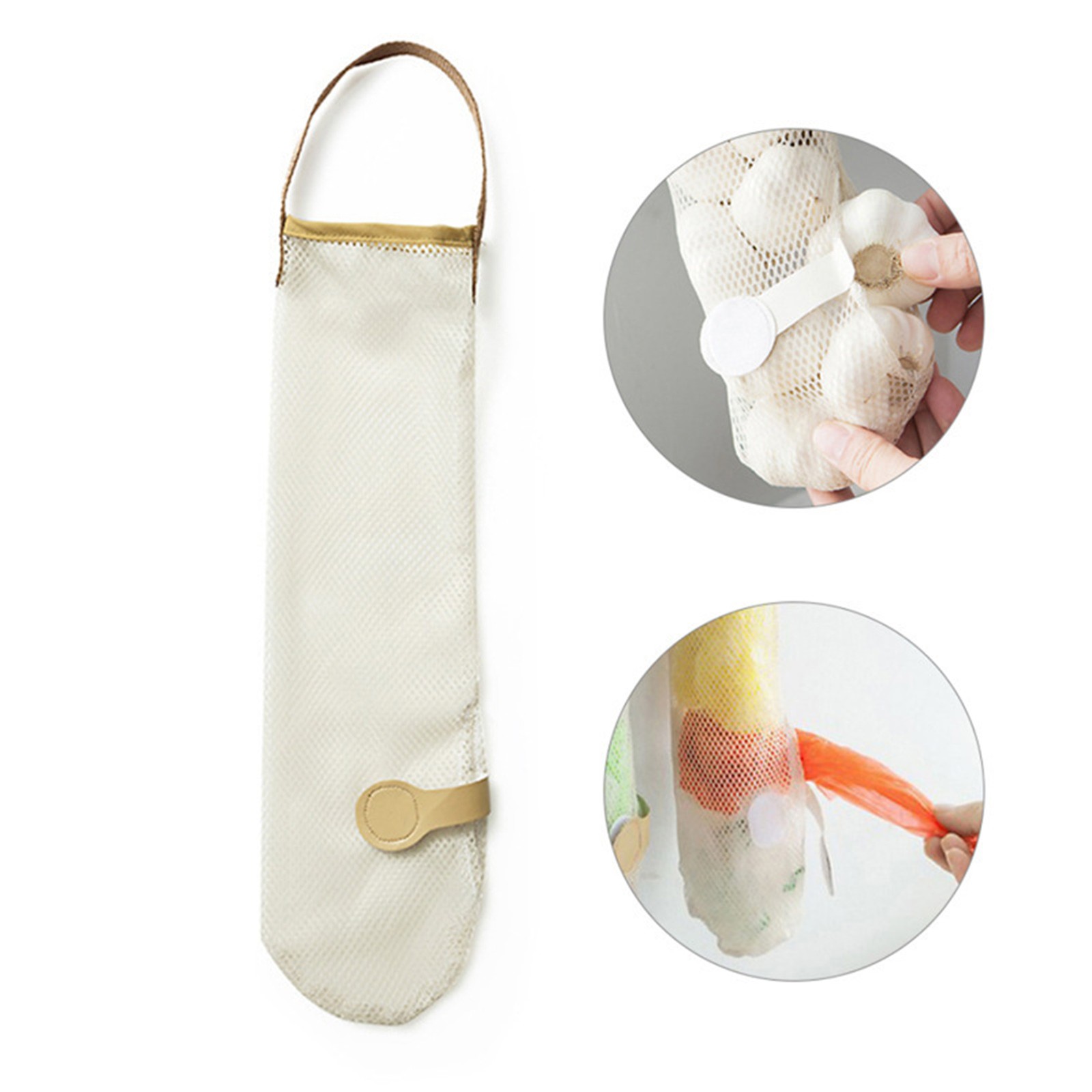 Fruit Storage Net Bag Breathable Reusable Hanging Storage Bag For Vegetable