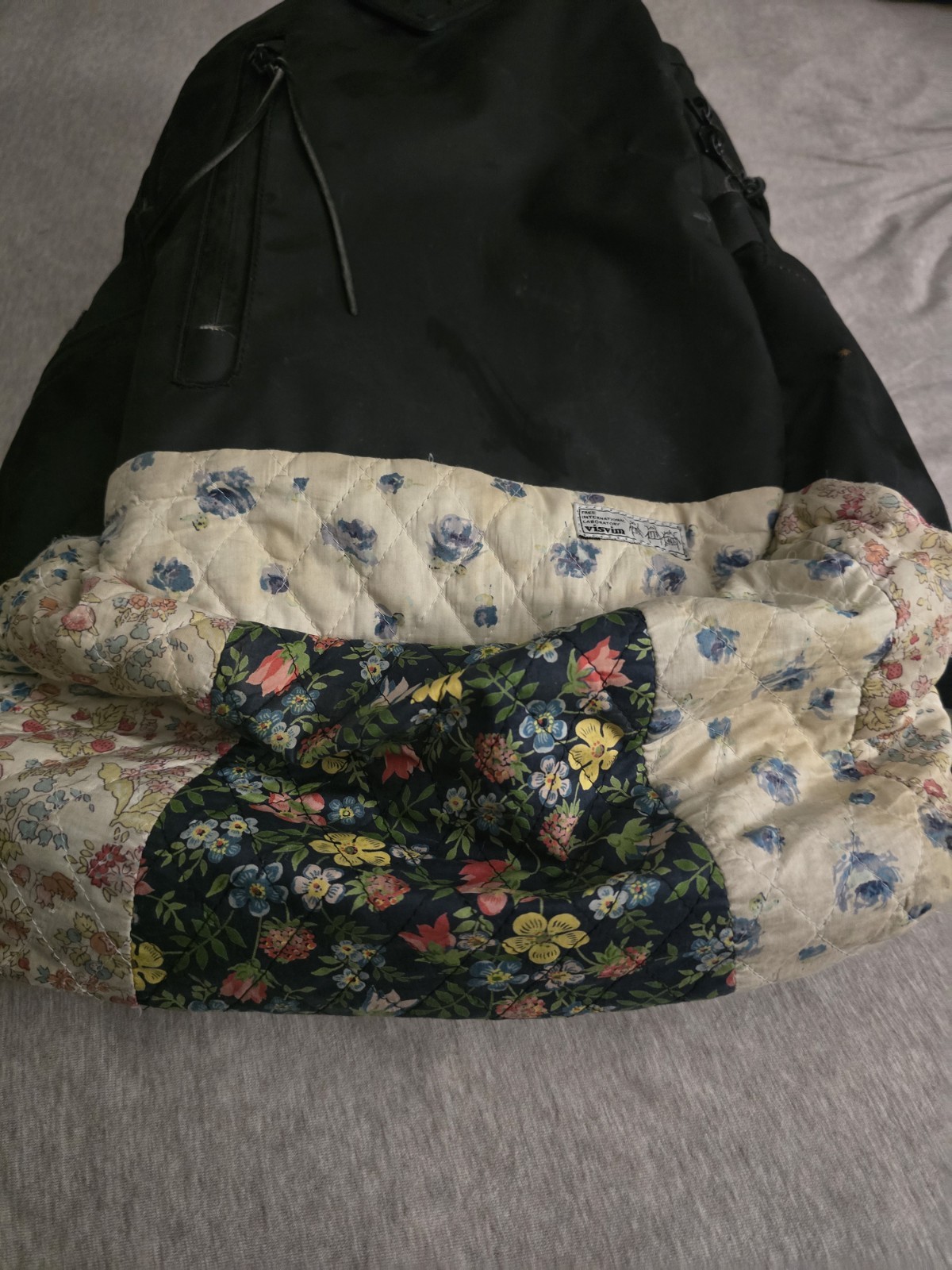 Visvim Ballistic 20L Floral Patchwork Backpack Ra… - image 2