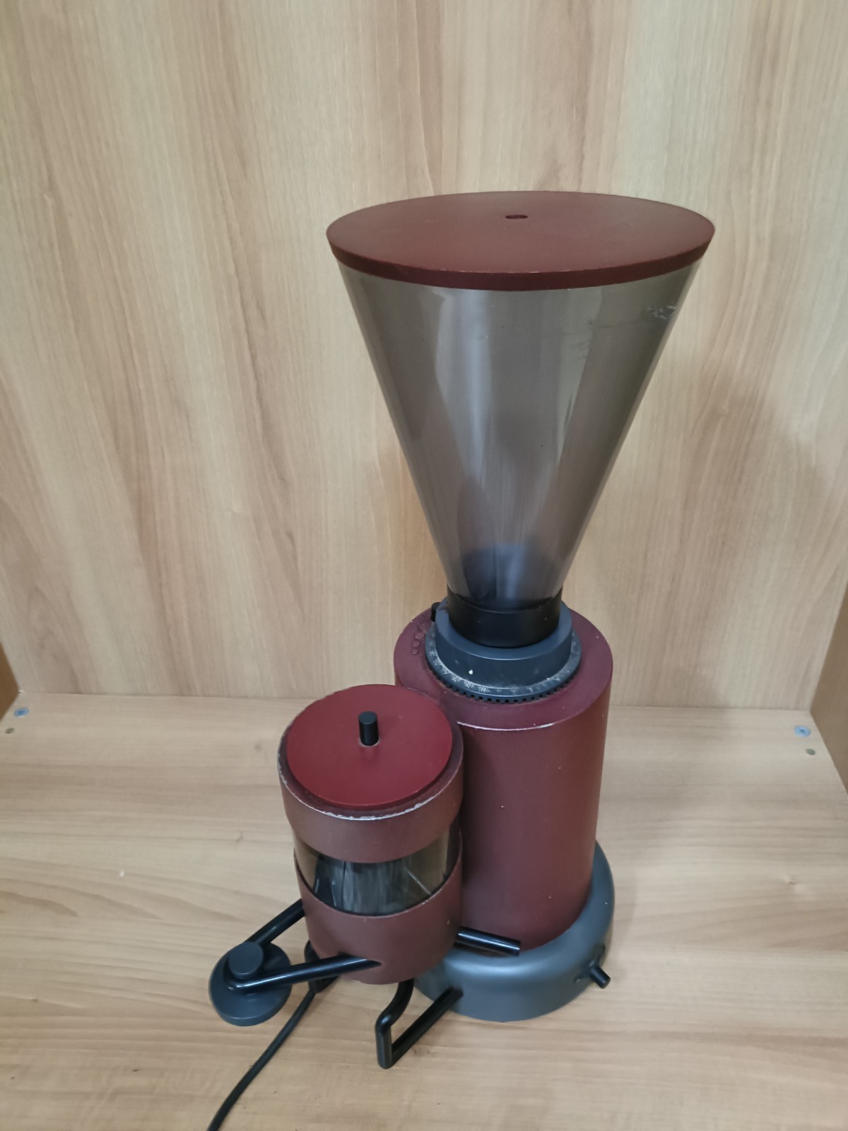 FAEMA SILVER S6 MACINACAFFÈ COFFEGRINDET BORDEAUX FUNZIONANTE