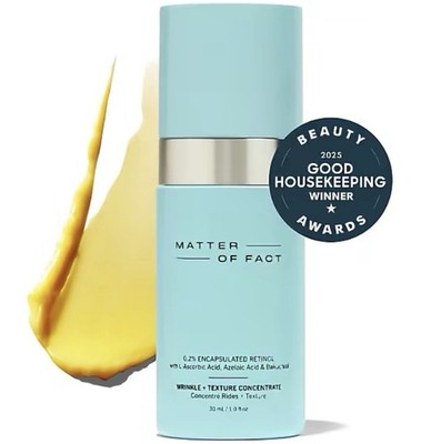 MATTER OF FACT Wrinkle + Texture Concentrate, Anti-Aging Skincare Serum 1fl Oz