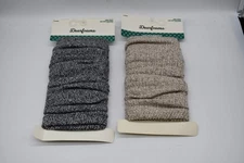 2 Dearfoams Womens Soft Vintage Heather Leg Warmers Legwarmers ONE SIZE FIT MOST