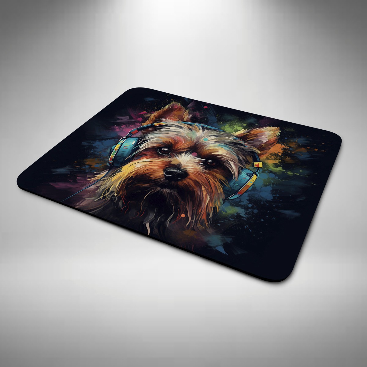 Yorkshire Terrier Maus Matte/Pad lustig Geburtstag Tag Büro Weihnachten Kopfhörer neu