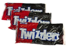 3 Pounds Twizzlers Black Licorice Candy Twists 16 oz BBD April 2026