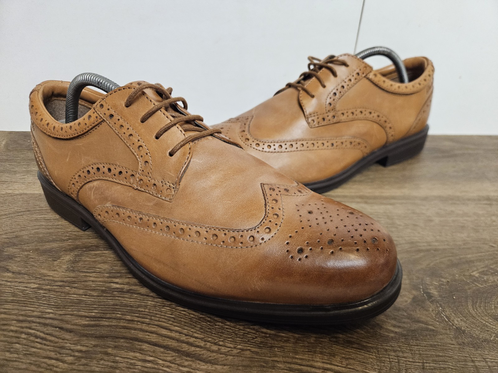 Clarks Gabson Limit Shoe Cushioned Leather Premium Oxford Brogues UK 8 H EU 42 image 3